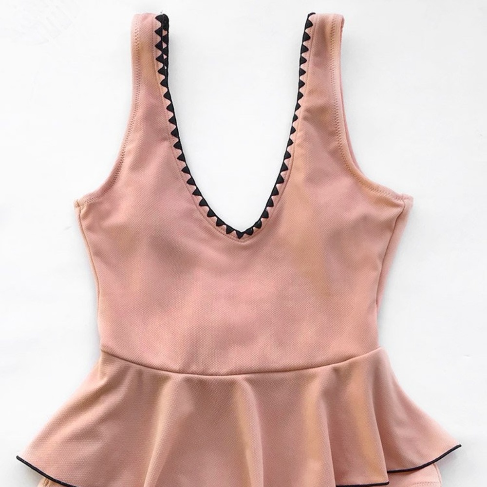 Pink One-piece Swimsuit